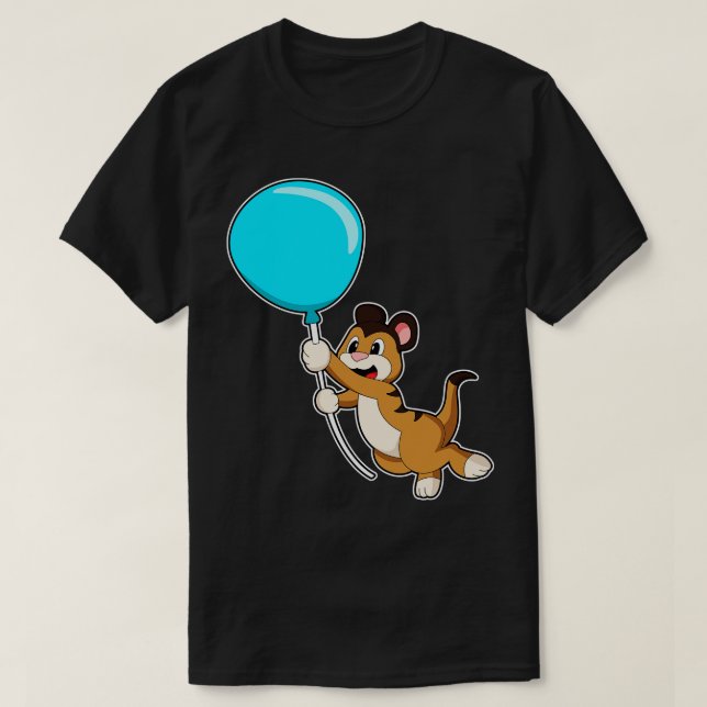 T-shirt Meerkat avec ballon 2 (Design devant)