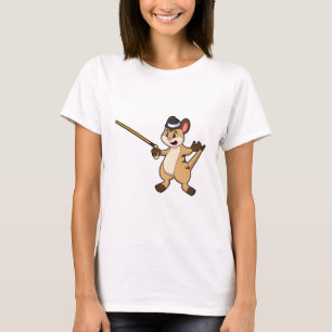 T-shirt Meerkat avec Casquette et bâton de marche