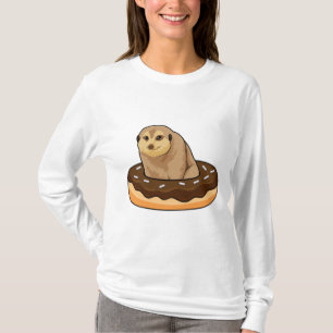 T-shirt Meerkat avec Donut