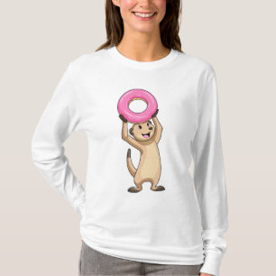 T-shirt Meerkat avec Donut