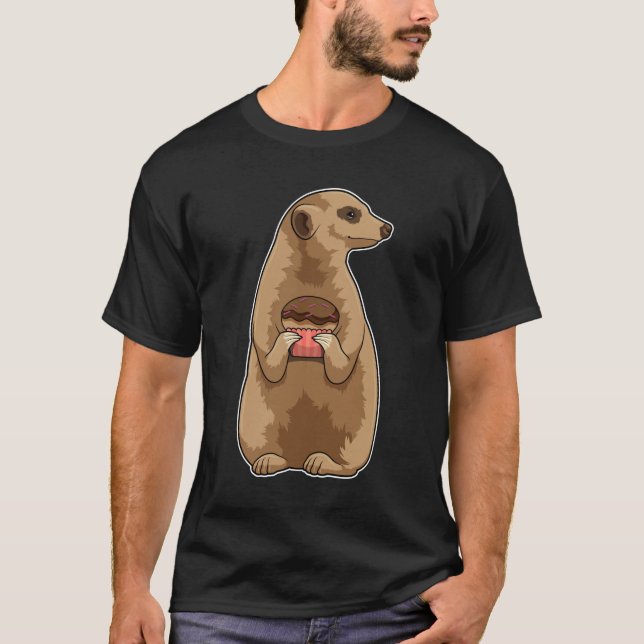 T-shirt Meerkat avec Muffin (Devant)
