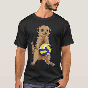 T-shirt Meerkat avec volleyball