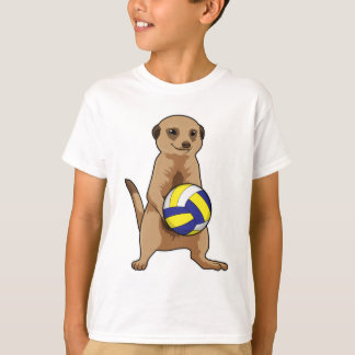T-shirt Meerkat avec volleyball