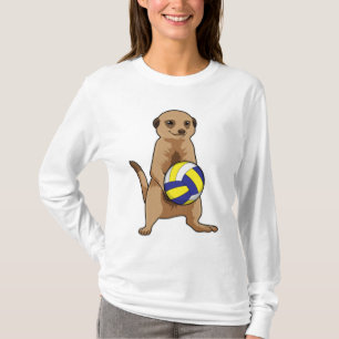 T-shirt Meerkat avec volleyball