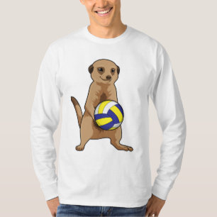 T-shirt Meerkat avec volleyball