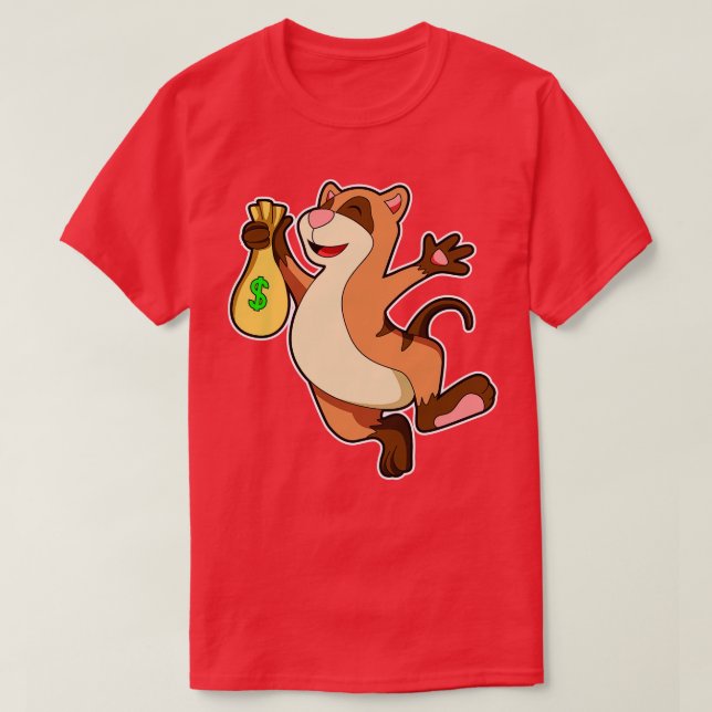 T-shirt Meerkat avec Wallet (Design devant)