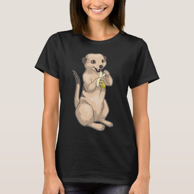 T-shirt Meerkat Banana (Devant)