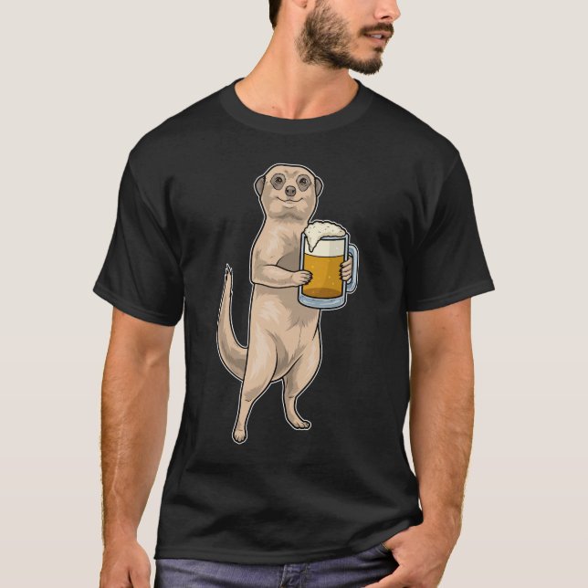 T-shirt Meerkat Beer (Devant)