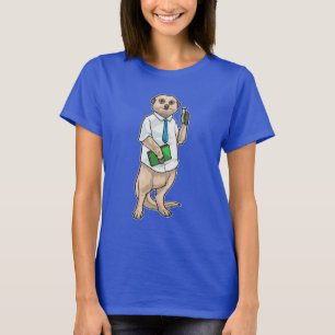 T-shirt Meerkat Chimie Teacher tube de test