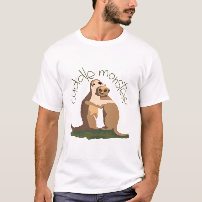 T-shirt Meerkat Cuddle (Devant)