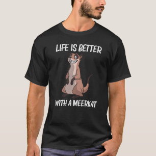 T-shirt Meerkat Cute Pour Hommes Meerkat Mongoose