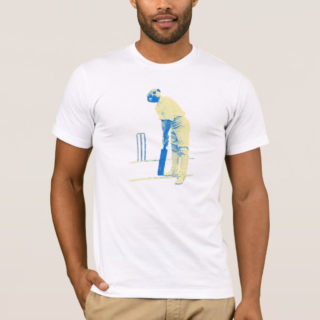 T-shirt Meerkat de cricket vintage (Devant)