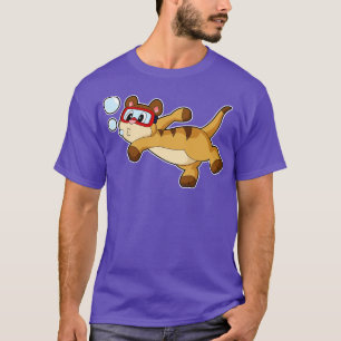T-shirt Meerkat Diver lunettes de natation