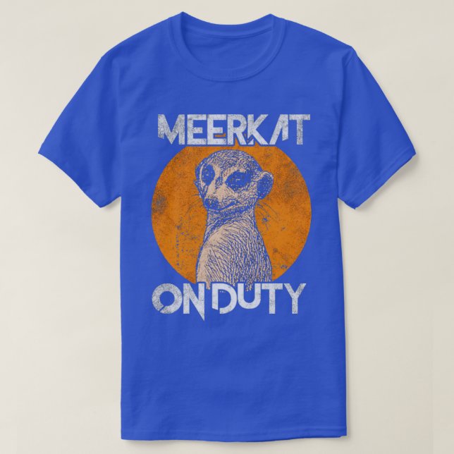 T-shirt Meerkat en service (Design devant)