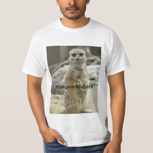 T-shirt Meerkat Hakuna Matata (Devant)