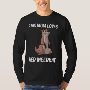 T-shirt Meerkat mignonne pour maman Mère Meerkat Mongose