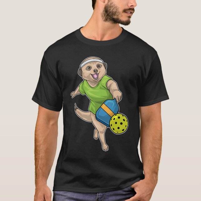 T-shirt Meerkat Pickleball (Devant)