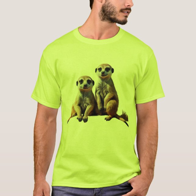 T-shirt Meerkat ☀️ Squad. (Devant)