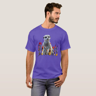 T-shirt "Meerkats : Debout Fière derrière le nom"