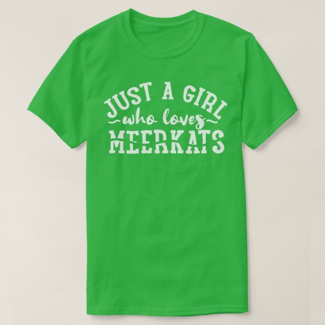 T-shirt Meerkats Meerkat Lover (Design devant)