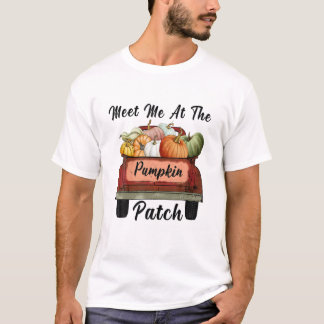 T-shirt Meet Me At The Pumkin Patch Truck Halloween Hello