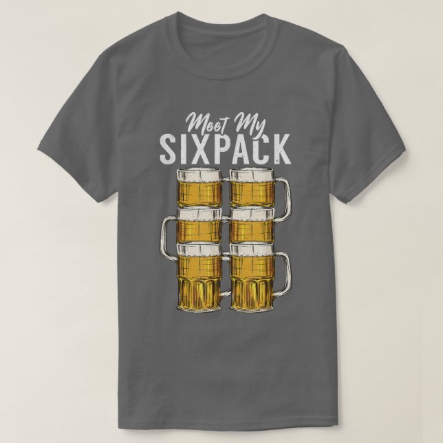 T-shirt Meet my Sipack Beer Drinker  (Design devant)