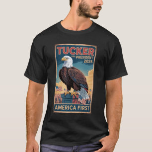 T-shirt Meeting conservateur de Tucker Carlson pour l'élec