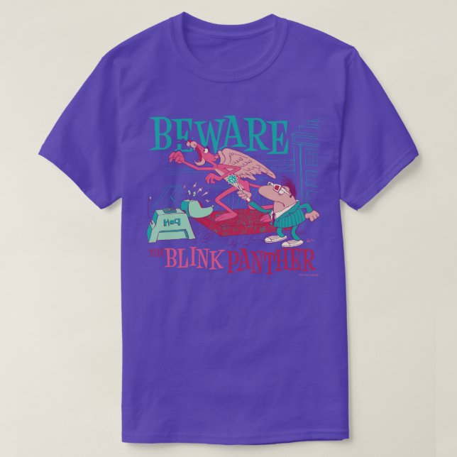 T-shirt Méfiez-vous de la panthère de liaison (Design devant)