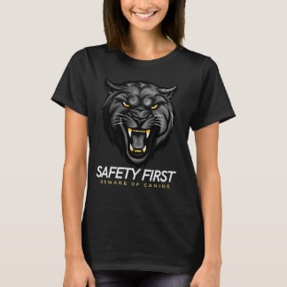 T-shirt Méfiez-vous de la sécurité canine Idée cadeau de p