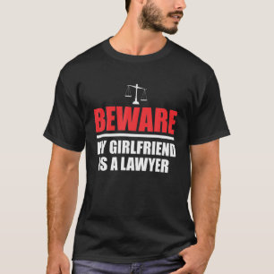 T-shirt Méfiez-Vous De Ma Fille Avocate   Avocat