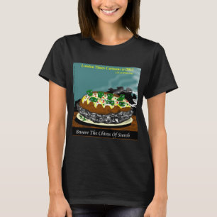 T-shirt Méfiez-vous des Ciboulettes d'Amidon – Dessin Humo
