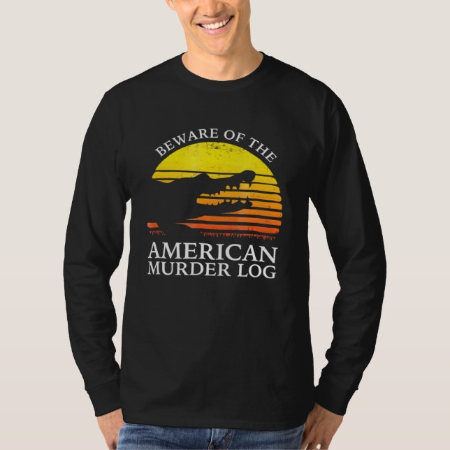 T-shirt Méfiez-Vous Du Journal Américain Des Meurtres (Devant)