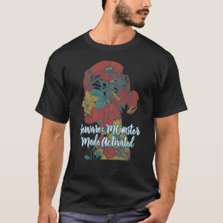 T-shirt Méfiez-vous MOmster Mode Maman Humour Mère Enfants