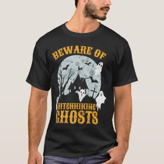 T-shirt Méfiez-Vous vintage De L'Halloween Fun Ghosts