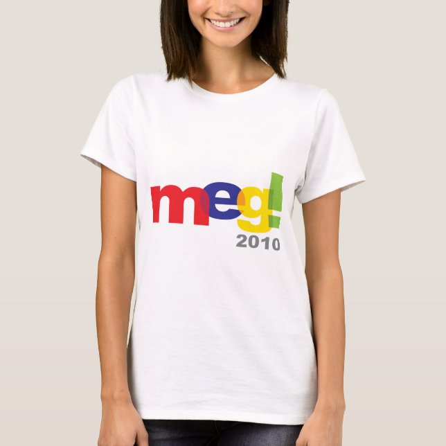T-shirt Meg Whitman pour le gouverneur (Devant)