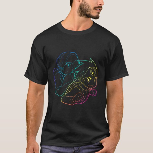 T-shirt Mega Battle Network Gaming (Devant)