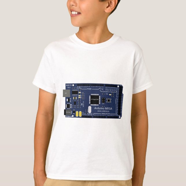 T-shirt Méga d'Arduino (Devant)