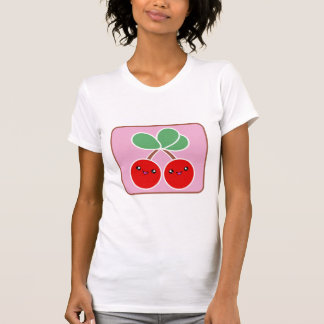 T-shirt méga de cerises de Kawaii
