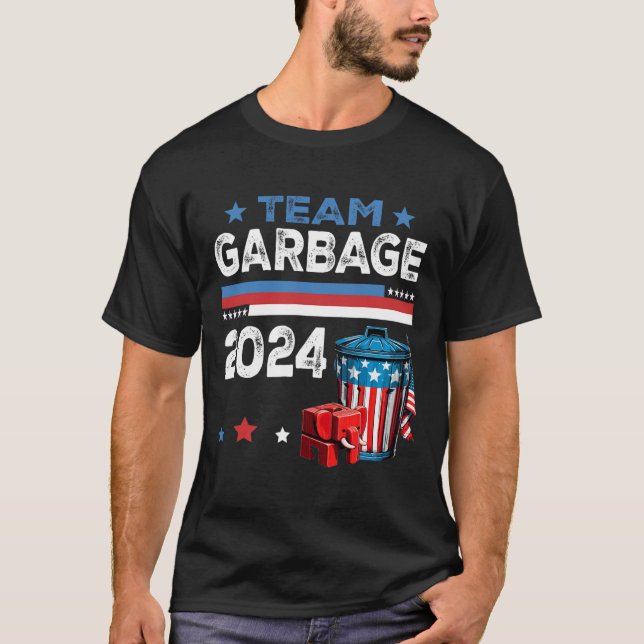T-shirt Mega Garbage Fière Trump Supporter 2 (Devant)