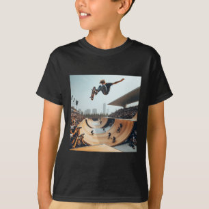 T-shirt Mega Rampa Brésil. Concours de Skateboard Skateboa
