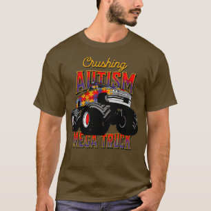 T-shirt Mega Truck Crushing Sensibilisation sur l'autisme 