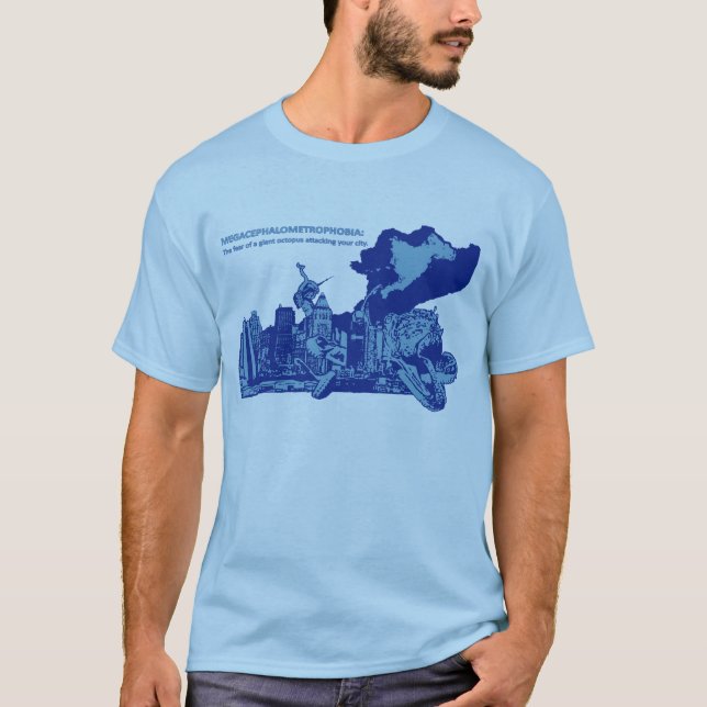 T-SHIRT MEGACEPHALOMETROPHOBIA (Devant)