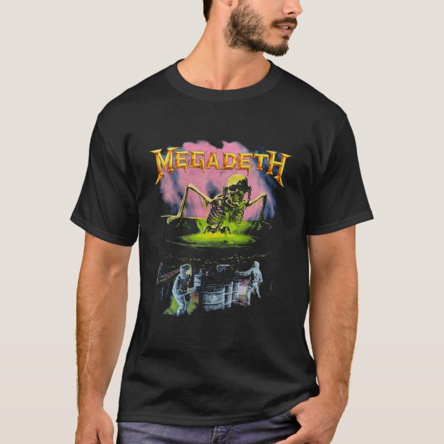 T-shirt Megadeth Â€"Contaminé (Devant)