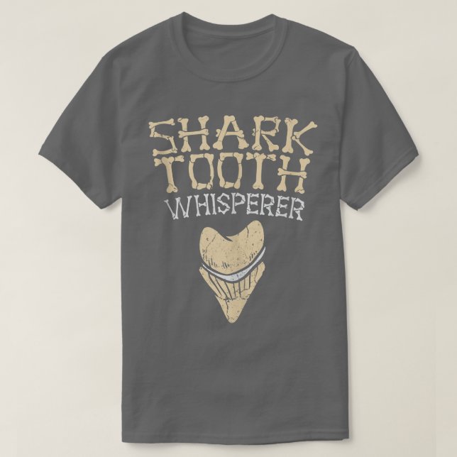 T-shirt Megalodon Dents de requin Whisperer Fossil Dent Hu (Design devant)