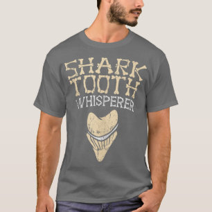 T-shirt Megalodon Dents de requin Whisperer Fossil Dent Hu