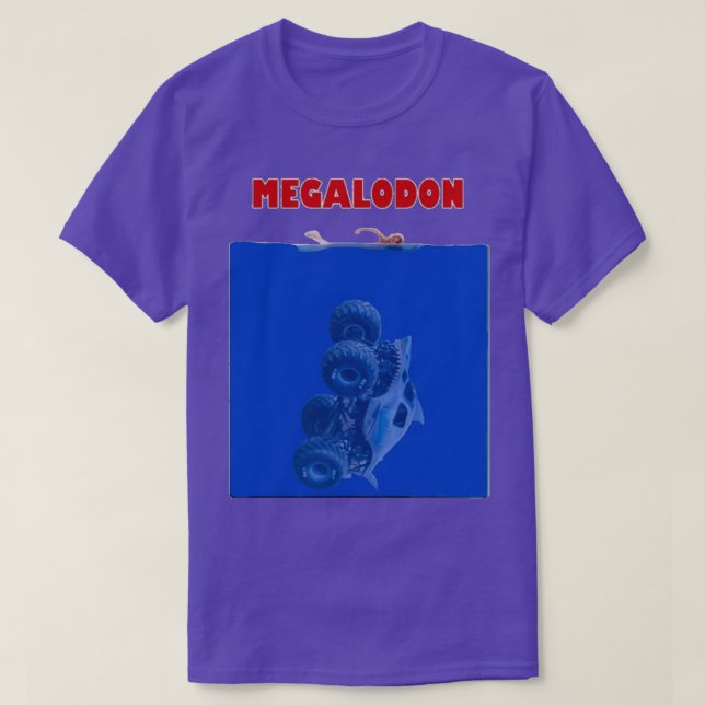 T-shirt Megalodon Monster Truck (Design devant)
