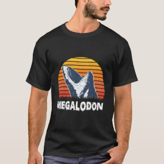 T-shirt Megalodon Préhistorique Monster Océan Poisson Hall