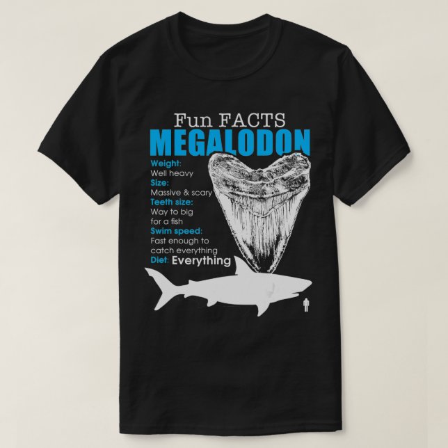 T-shirt Mégalodon venin (Design devant)