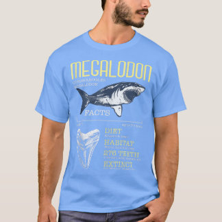 T-shirt MegalodonMeg Faits amusants Amateur de requin