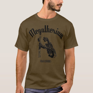 T-shirt Megatherium Until 8000BC black
